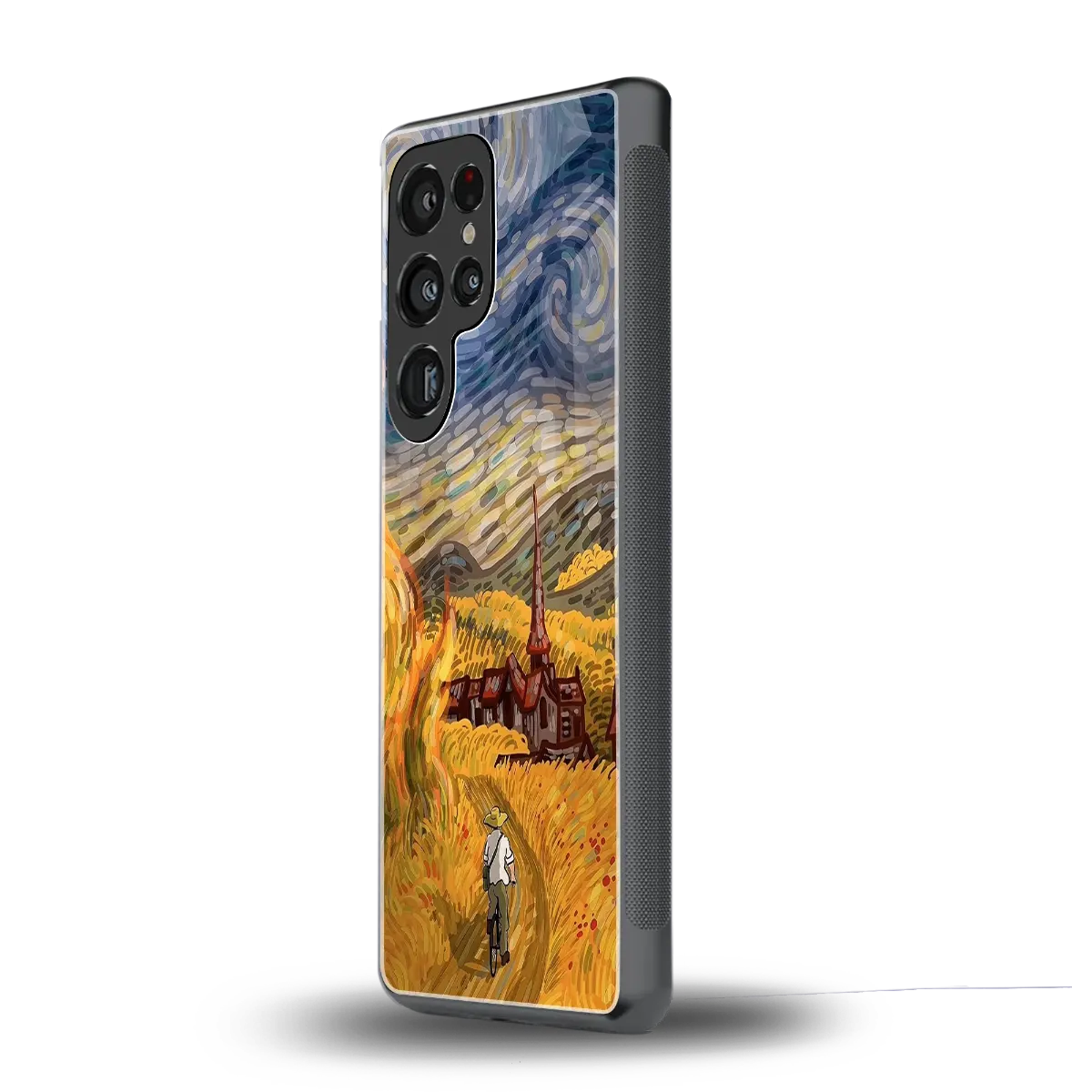 Starry Ride samsung galaxy s25 ultra mobile cover | shockproof glass phone case