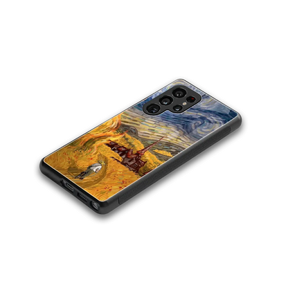 Starry Ride stylish phone case for samsung galaxy s25 ultra | glossy glass and slim fit