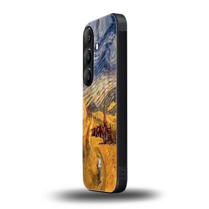 Starry Ride samsung galaxy s24 mobile cover | shockproof glass phone case