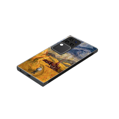 Starry Ride stylish phone case forvivo v30 pro | glossy glass and slim fit