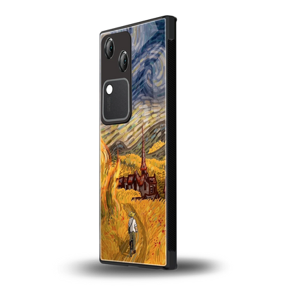 Starry Ride vivo v30 mobile cover | shockproof glass phone case