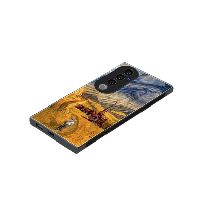 Starry Ride stylish phone case for vivo v40 pro | glossy glass and slim fit