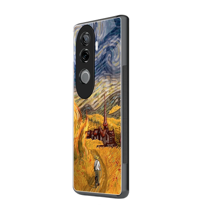 Starry Ride vivo v40e mobile cover | shockproof glass phone case