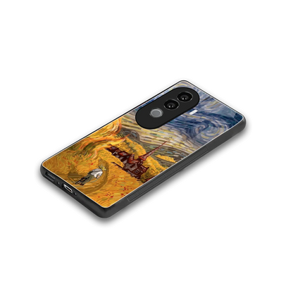 Starry Ride stylish phone case for vivo v40e | glossy glass and slim fit