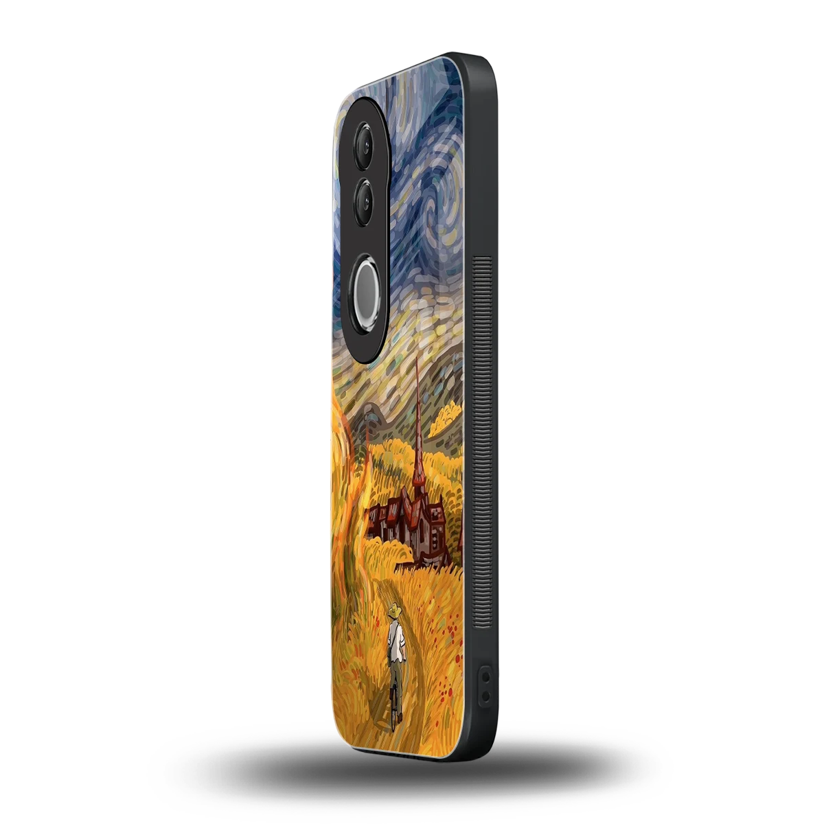Starry Ride vivo v50 mobile cover | shockproof glass phone case