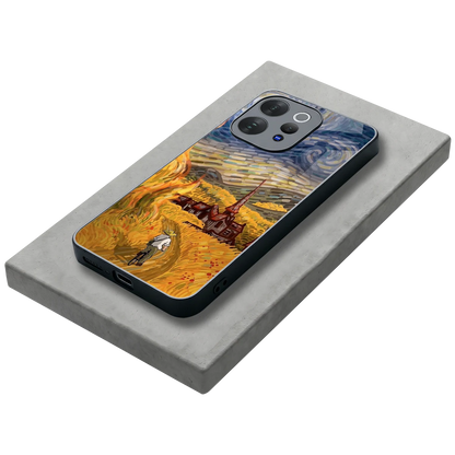 Starry Ride stylish phone case for vivo v70 elite | glossy glass and slim fit