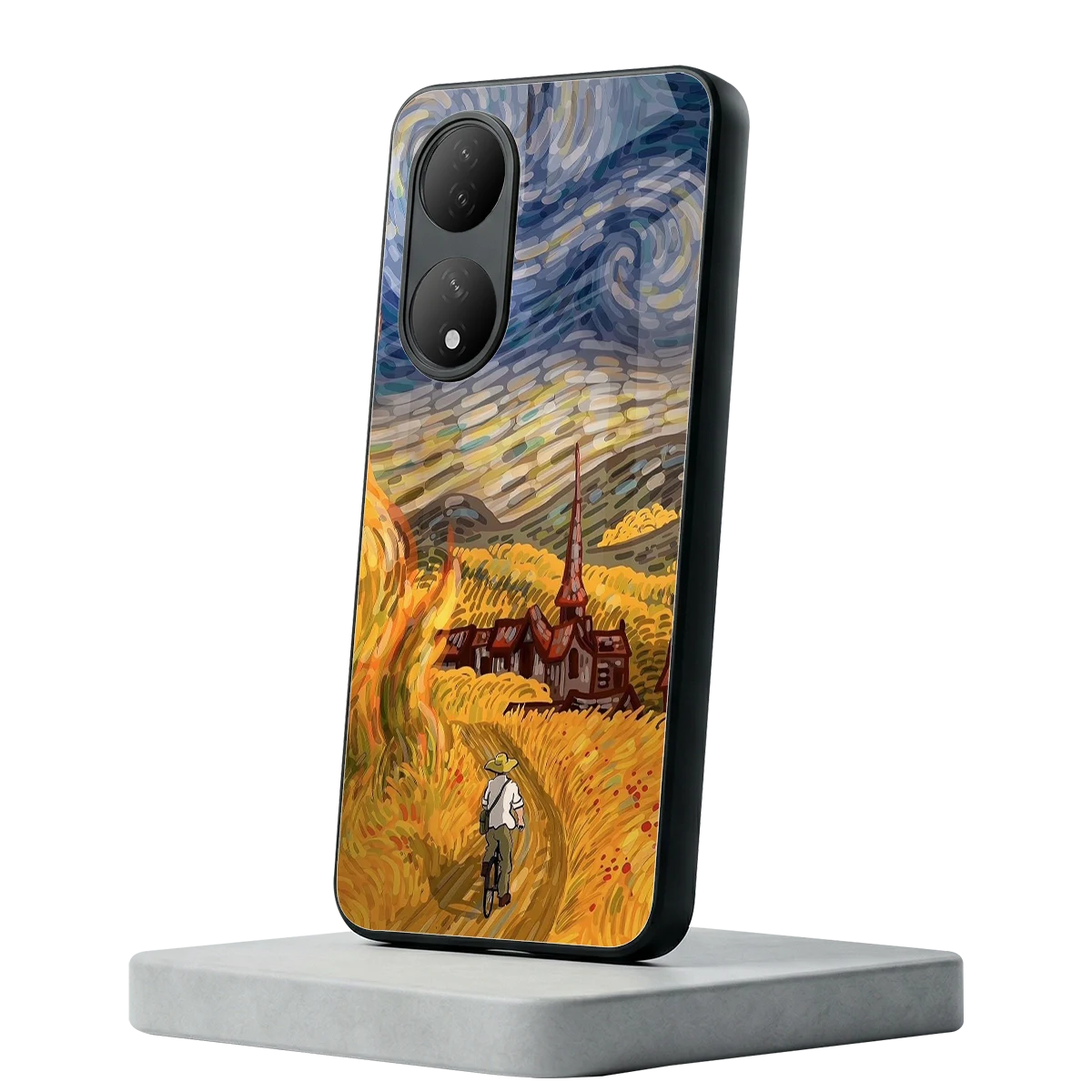 Starry Ride Vivo-y100 mobile cover | shockproof glass phone case