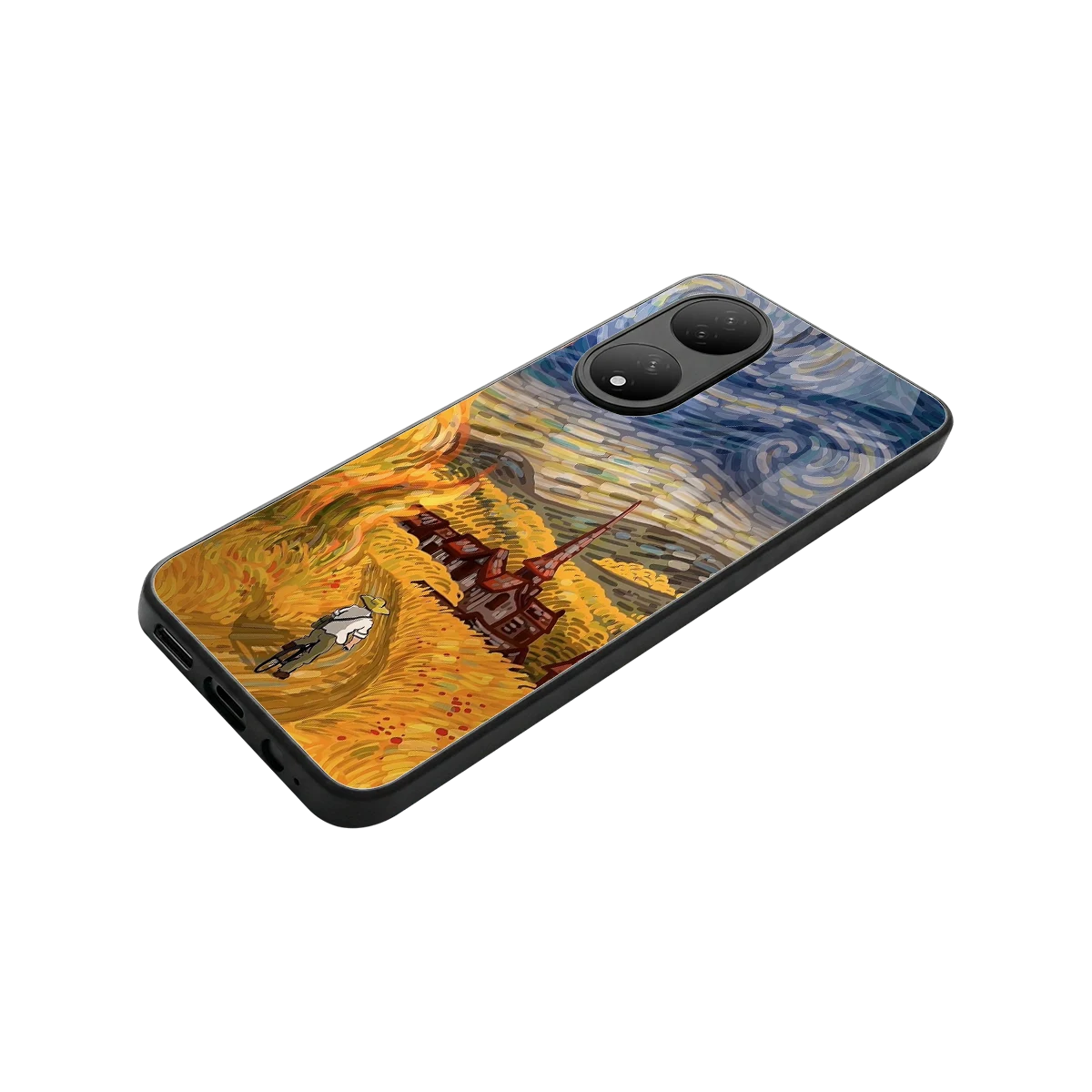 Starry Ride stylish phone case for Vivo-y100 | glossy glass and slim fit