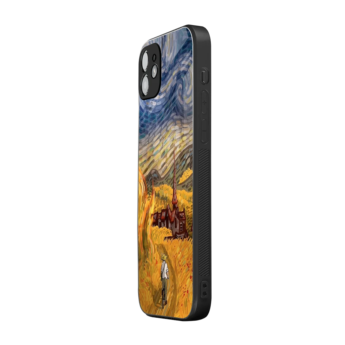 Starry Ride iphone 12 mobile cover | shockproof glass phone case