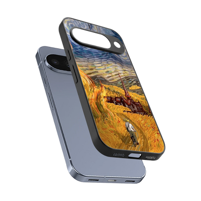 Starry Ride sleek google pixel 10 cover with tempered glass back and TPU edges
