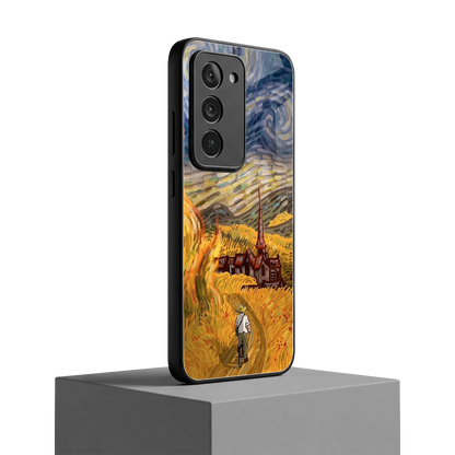 Starry Ride redmi 15 5g mobile cover | shockproof glass phone case