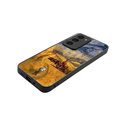 Starry Ride stylish phone case for redmi 15 5g | glossy glass and slim fit