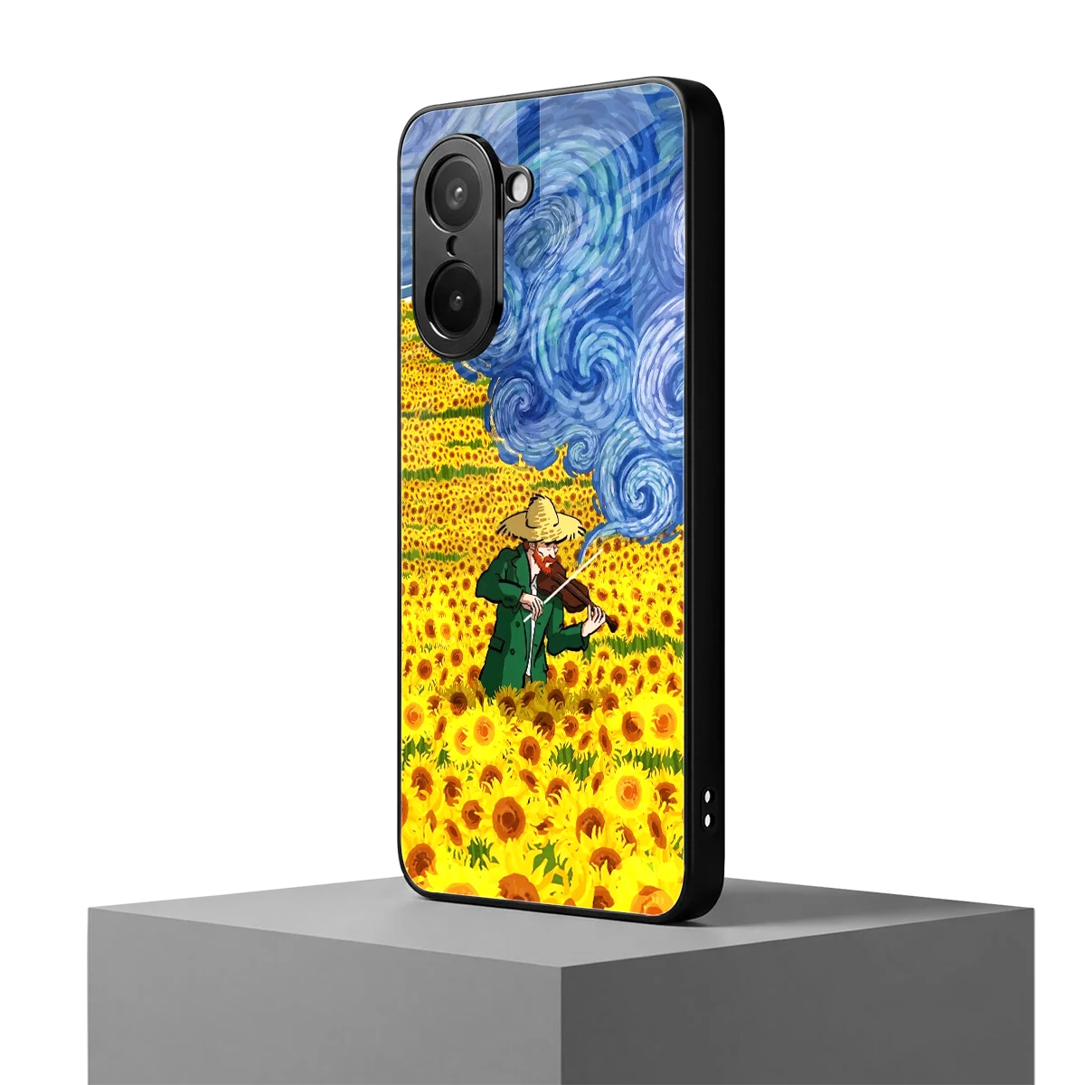 Starry Strings oneplus nord ce5 5g mobile cover | shockproof glass phone case