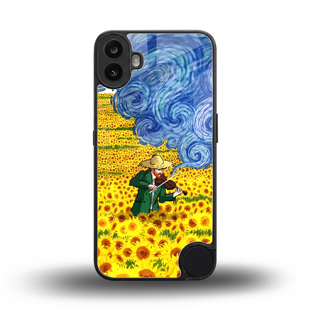 Starry Strings back phone cover | glass case for cmf nothing phone 1