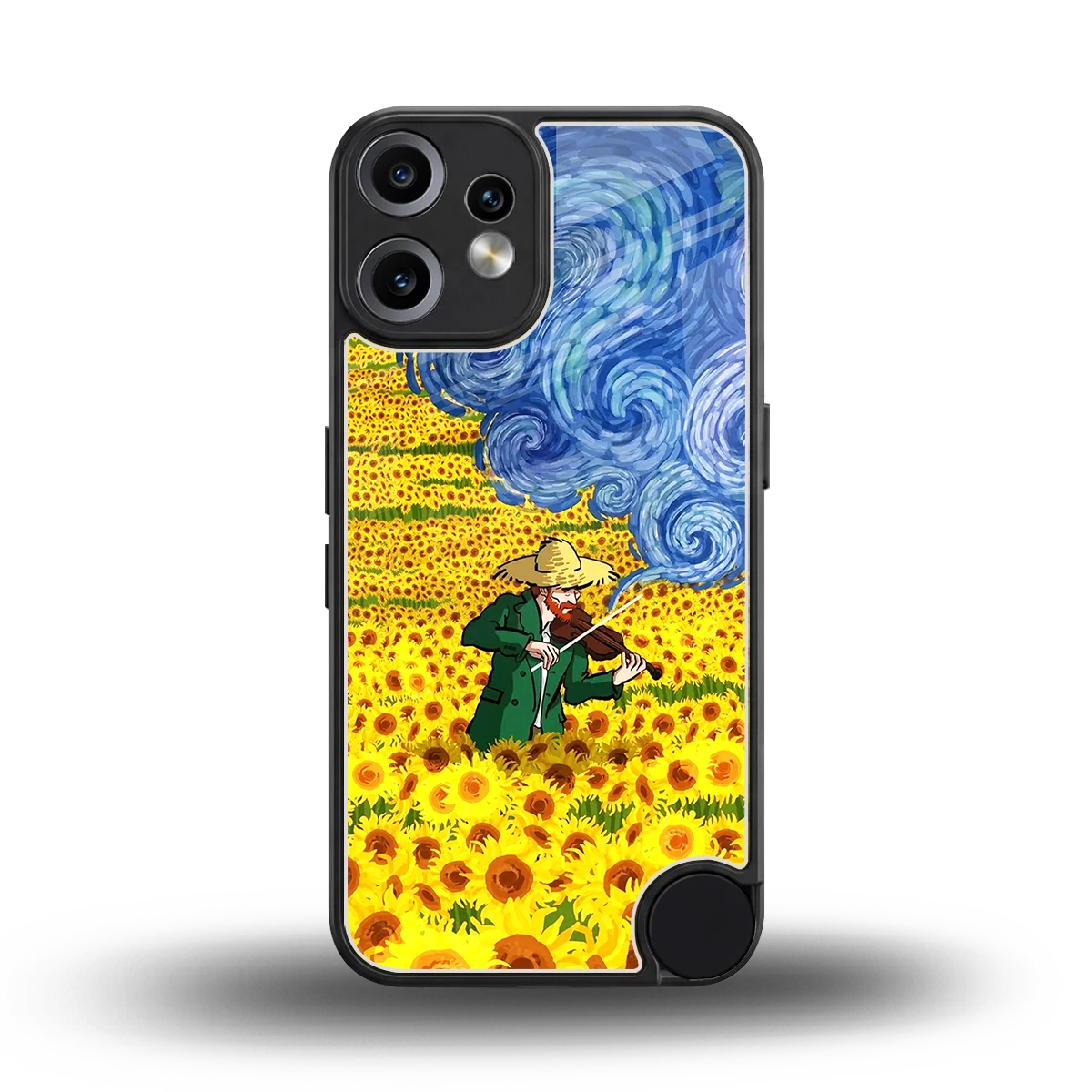 Starry Strings back phone cover | glass case for cmf nothing phone 2 pro