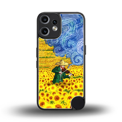 Starry Strings back phone cover | glass case for cmf nothing phone 2 pro
