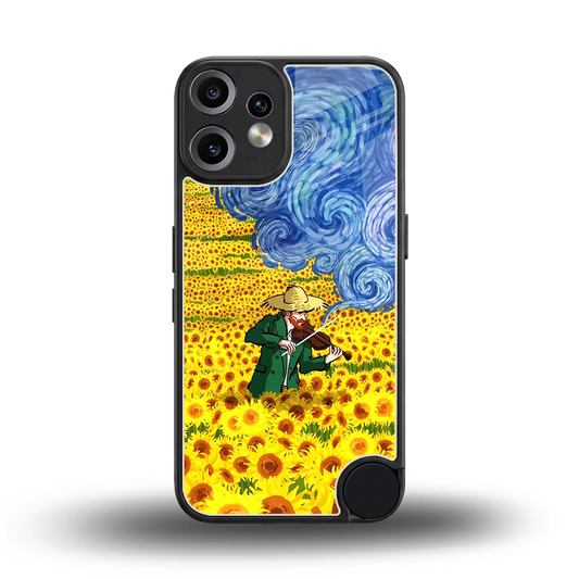 Starry Strings back phone cover | glass case for cmf nothing phone 2 pro