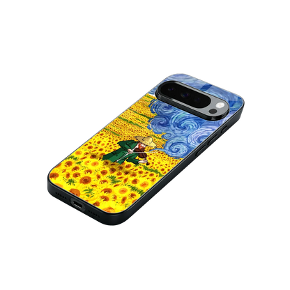 Starry Strings stylish phone case for google pixel 10 pro xl | glossy glass and slim fit