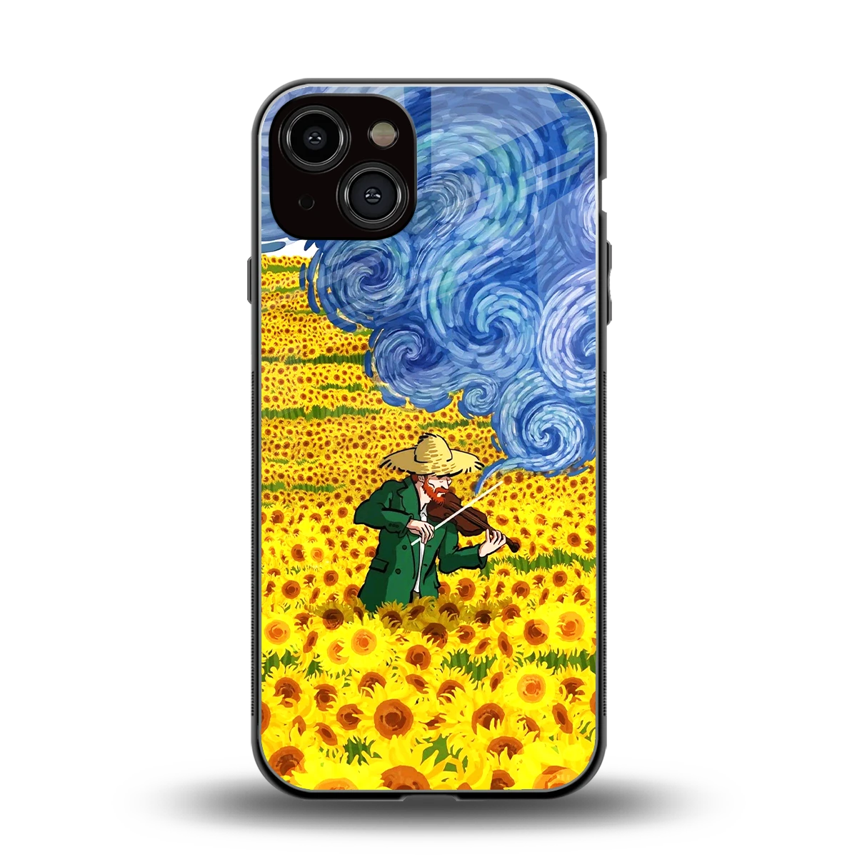 Starry Strings back phone cover | glass case for iphone 13