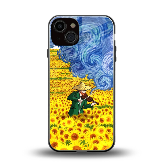 Starry Strings back phone cover | glass case for iphone 13
