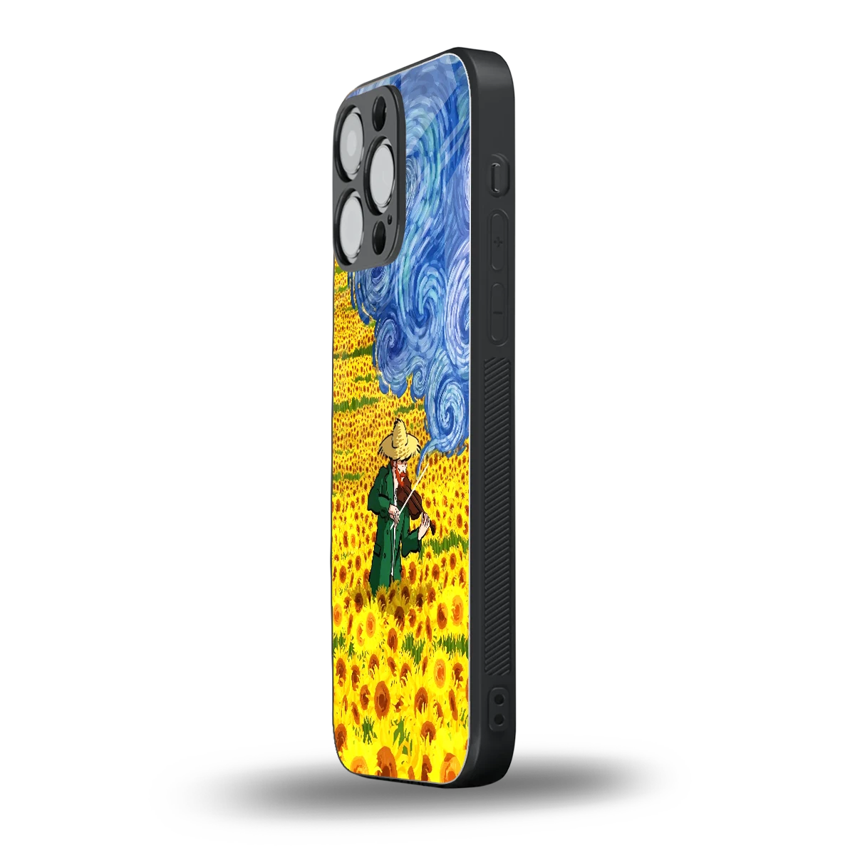 Starry Strings iphone 15 pro max mobile cover | shockproof glass phone case