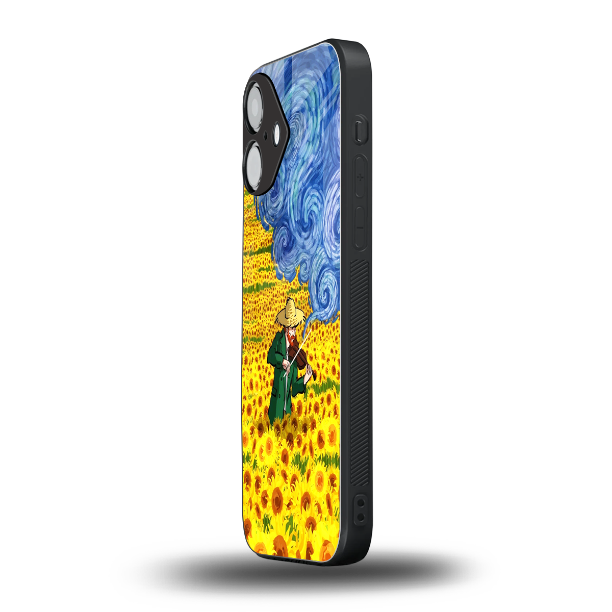 Starry Strings iPhone 16 mobile cover | shockproof glass phone case