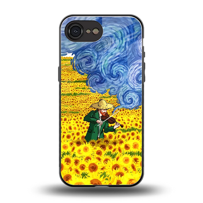 Starry Strings back phone cover | glass case for iphone 17e