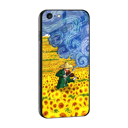 Starry Strings sleek iphone 6s plus cover with tempered glass back and TPU edges