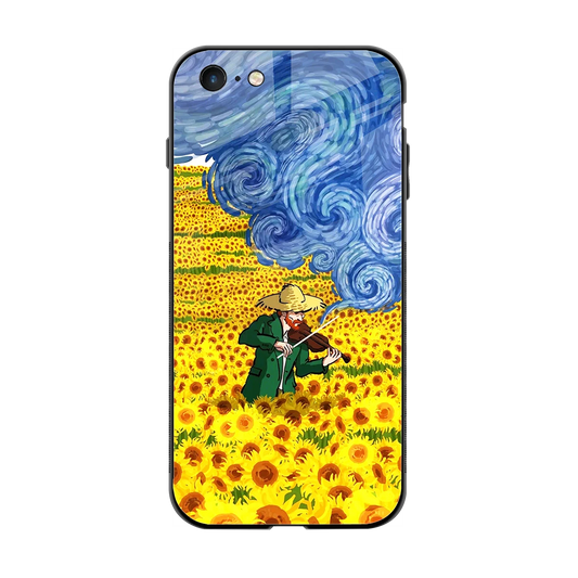 Starry Strings back phone cover | glass case for iphone 6
