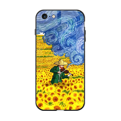 Starry Strings back phone cover | glass case for iphone 6s