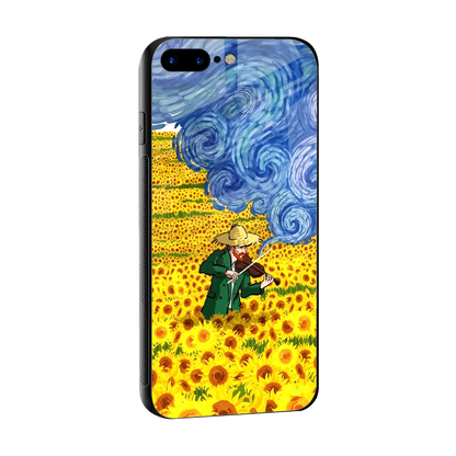 Starry Strings sleek iphone 7 plus cover with tempered glass back and TPU edges