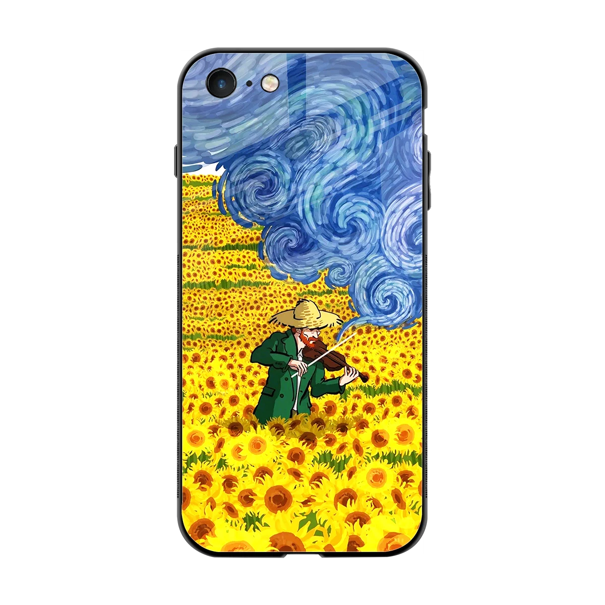 Starry Strings back phone cover | glass case for iphone 7
