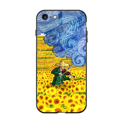 Starry Strings back phone cover | glass case for iphone 7