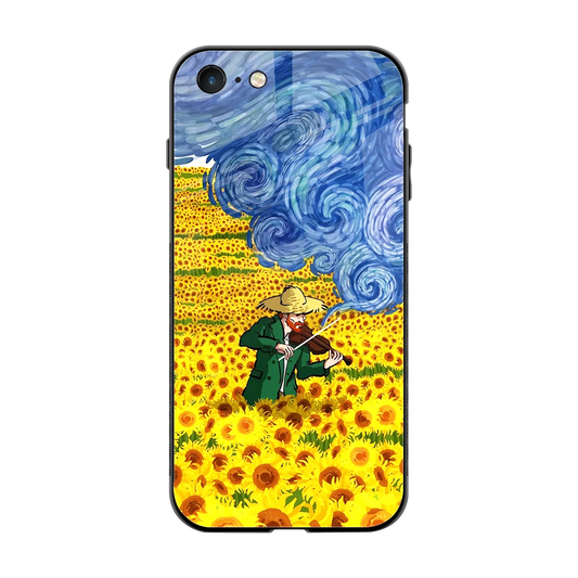 Starry Strings back phone cover | glass case for iphone 7
