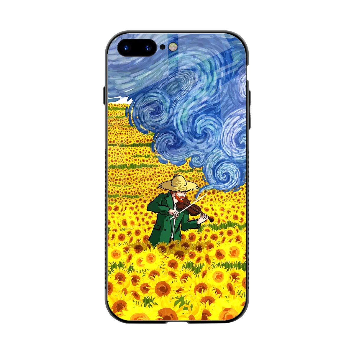 Starry Strings back phone cover | glass case for iphone 7 plus