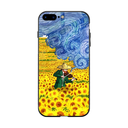 Starry Strings back phone cover | glass case for iphone 8 plus