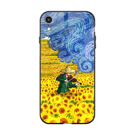 Starry Strings back phone cover | glass case for iphone xr