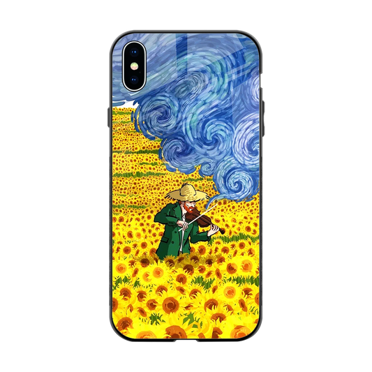 Starry Strings back phone cover | glass case for iphone xs max