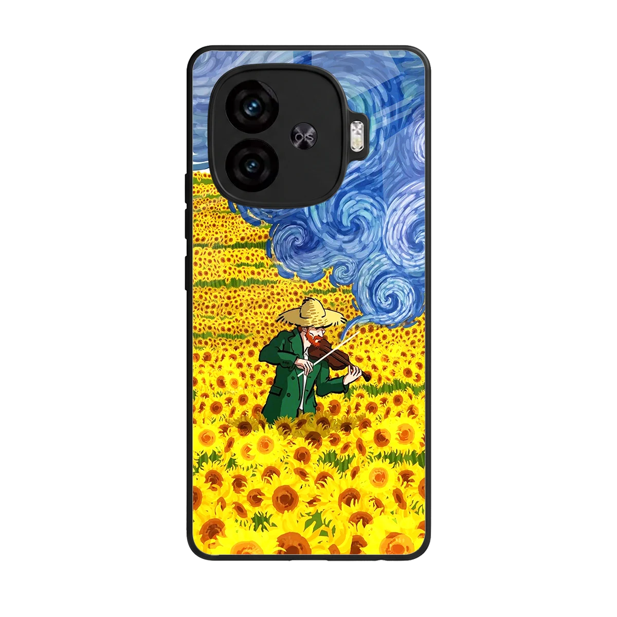 Starry Strings back phone cover | glass case for iqoo neo 10r 5g