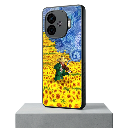 Starry Strings iqoo neo 10r 5g mobile cover | shockproof glass phone case