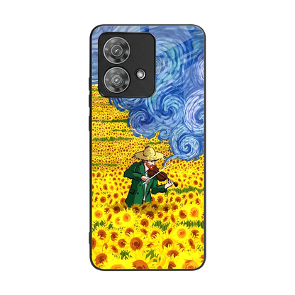Starry Strings back phone cover | glass case for motorola edge 40 neo 5g