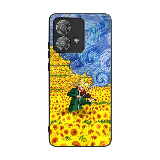 Starry Strings back phone cover | glass case for motorola edge 40 neo 5g