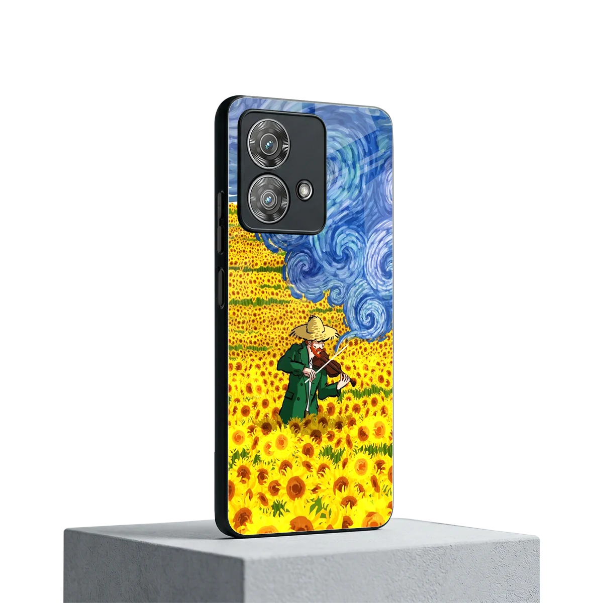Starry Strings motorola edge 40 neo 5g mobile cover | shockproof glass phone case
