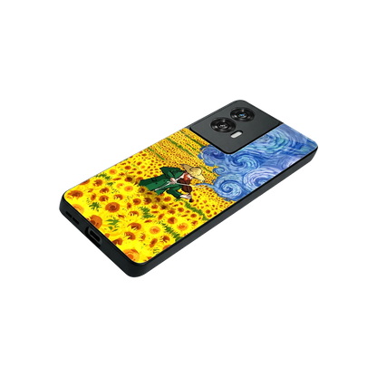 Starry Strings stylish phone case for motorola edge 50 fusion | glossy glass and slim fit