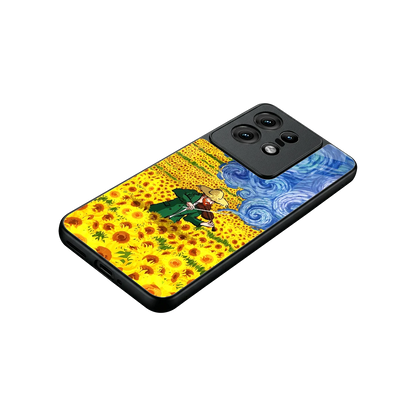 Starry Strings stylish phone case for motorola edge 50 pro | glossy glass and slim fit