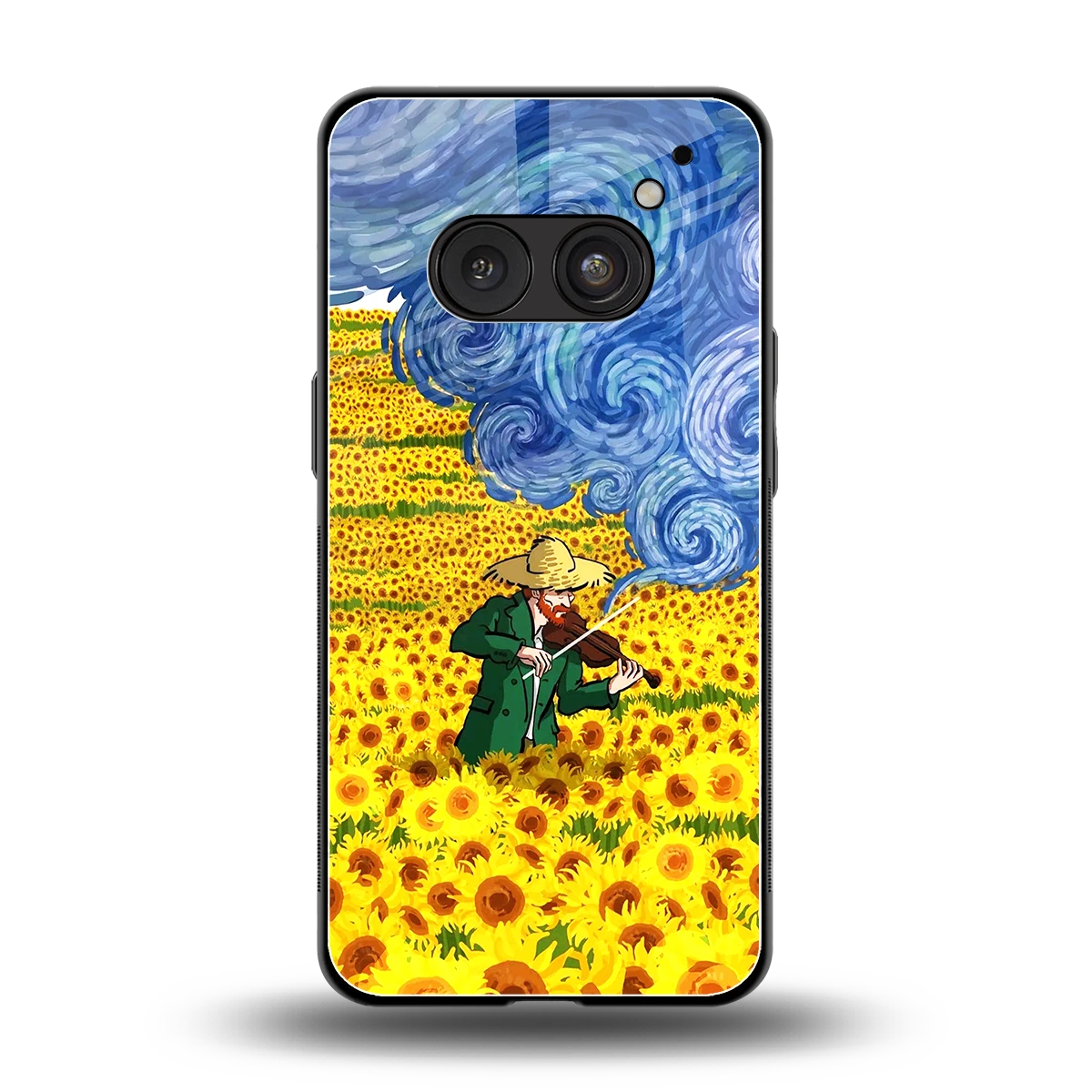Starry Strings back phone cover | glass case for nothing phone 2a
