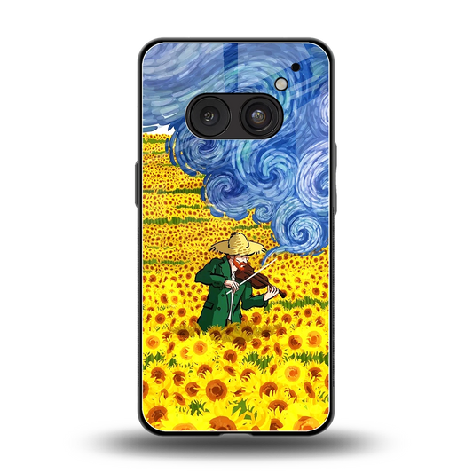 Starry Strings back phone cover | glass case for nothing phone 2a