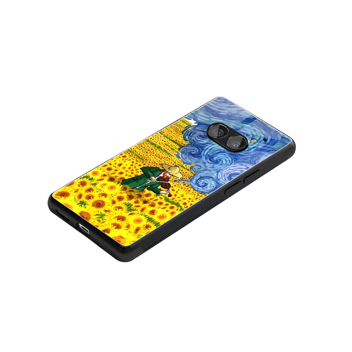 Starry Strings stylish phone case for nothing phone 2a | glossy glass and slim fit