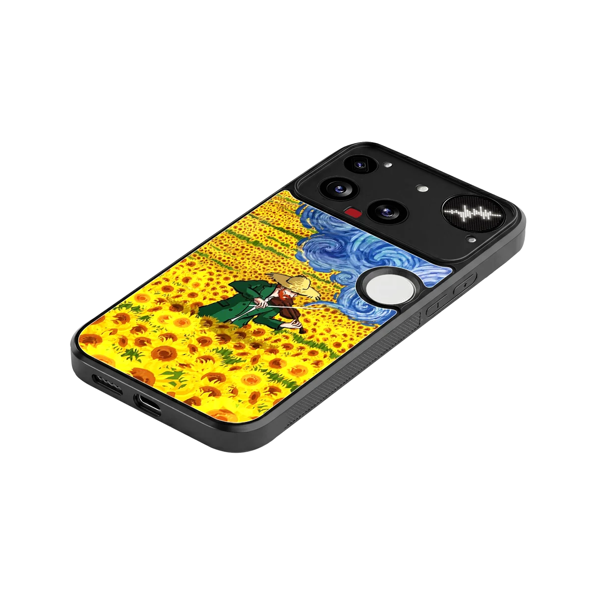 Starry Strings stylish phone case for nothing phone 3 | glossy glass and slim fit