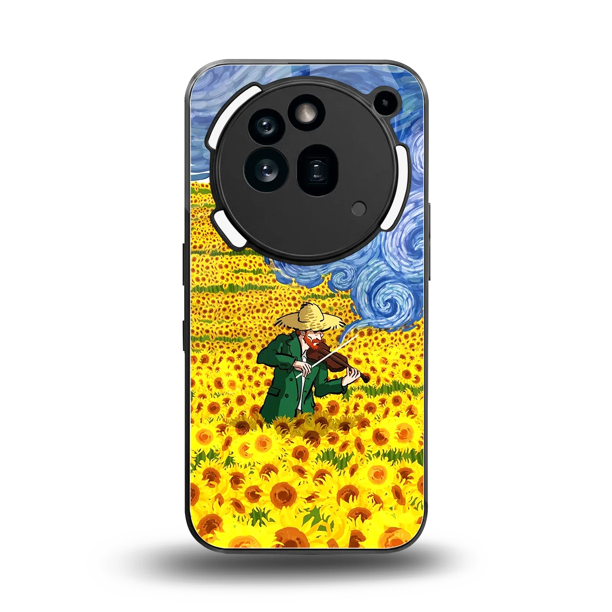 Starry Strings back phone cover | glass case for nothing phone 3a pro